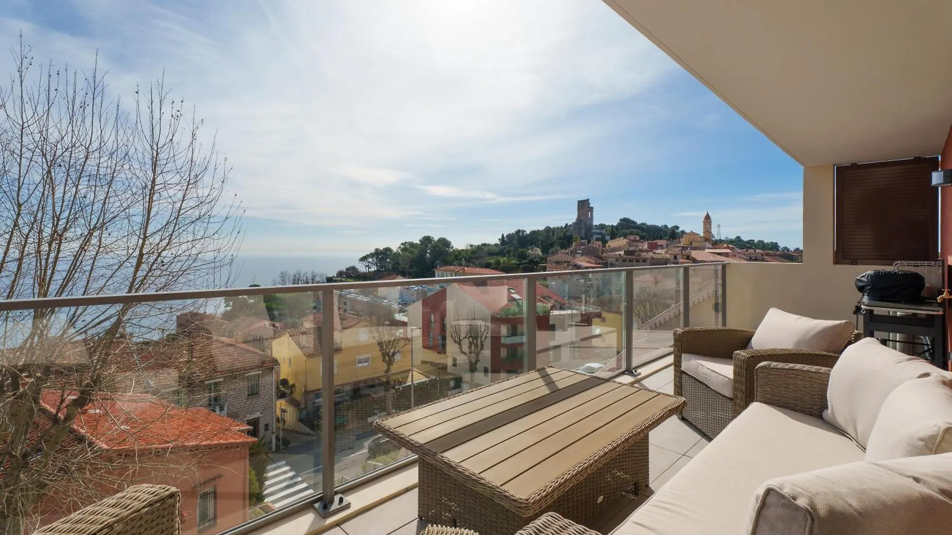 Agusta - Appt Climatise Vue Mer La Turbie France